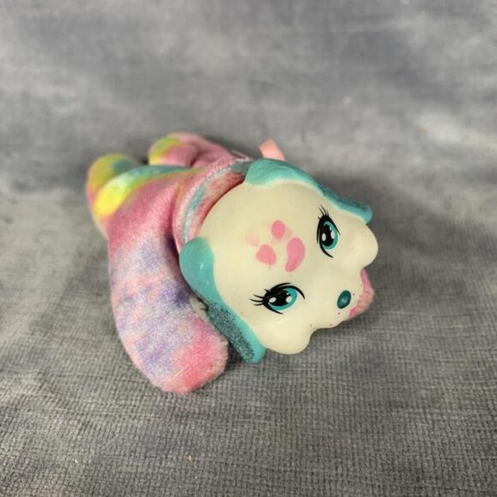 VTG 90s Hasbro Puppy Surprise Plush Dog Replacement Pink Tie Dye
